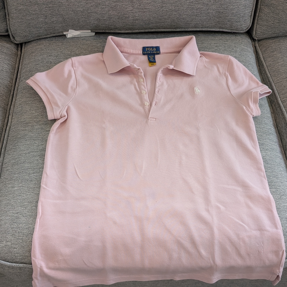 Polo by Ralph Lauren Soft Pink Girl's Polo Shirt